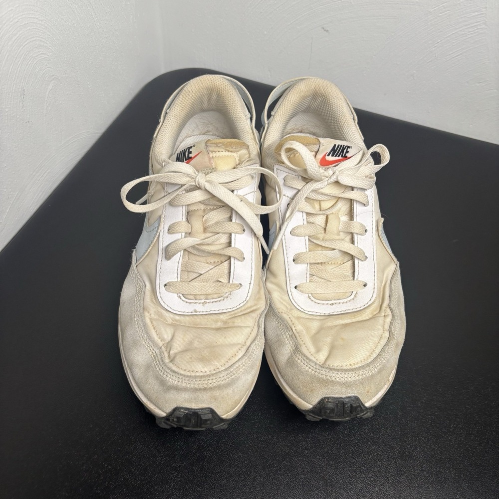 Nike Womens Waffle Debut‎ DH9523-105 White Running Shoes Sneakers Size 8.5 - Picture 5 of 8
